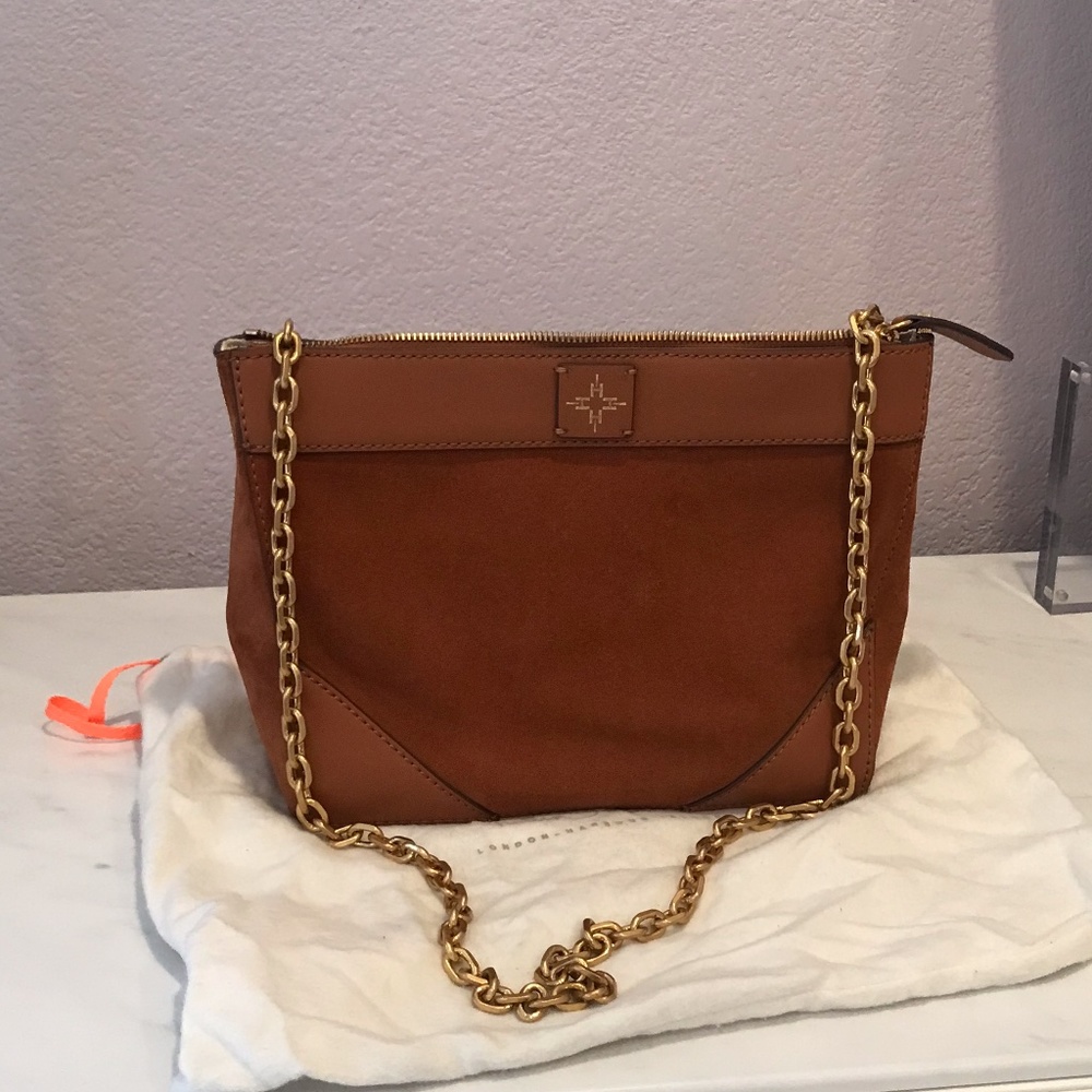 Bridle Suede shoulder bag